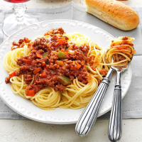 Meat Sauce for Spaghetti Recipe: How to Make It - Taste … image