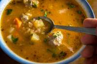 Chicken noodle soup recipes - BBC Good Food image