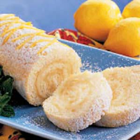 Lemon Cake Roll Recipe: How to Make It - Taste of Home image
