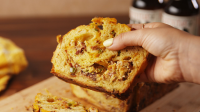 Best Bacon Cheddar Beer Bread Recipe - How to ... - Delish image