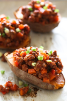 Sloppy Joes Baked Sweet Potatoes | Easy Sweet Potato … image