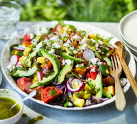 MEDITERRANEAN SALAD WITH COUSCOUS RECIPES