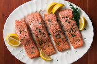 Best Poached Salmon Recipe — How To Make ... - Delish image