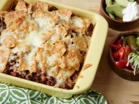 Beef and Bean Taco Casserole Recipe - Food Network image