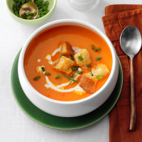 Creamy Red Pepper Soup Recipe: How to Make It image