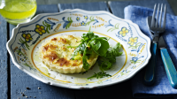 Goats' cheese and onion tarts recipe - BBC Food image