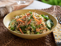 Spring Roll Salad with Peanut Dressing Recipe - Food Network image