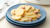 Slow-Cooker Cheesy Potatoes and Ham Recipe - Pillsbury.com image