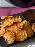 Air Fryer Sweet Potato Slices - Recipe This image