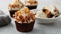 Sky-High Salted Caramel Chocolate Cupcakes Recipe ... image