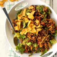 Ground Beef Taco Salad Recipe: How to Make It - Taste of Home image
