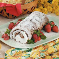 Chocolate Cake Roll Recipe: How to Make It - Taste of Home image