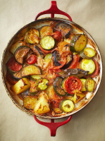 Vegetable bake recipe | Jamie Oliver vegan recipes image