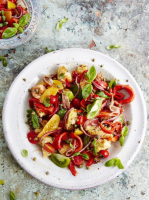 Shrimp Pasta Primavera Recipe: How to Make It image