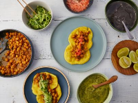 Trinidadian Doubles Recipe | Curried Chickpeas and ... image