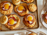 Biscuit Egg-in-a-Hole Recipe - Food Network image