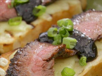 Flank Steak with Balsamic BBQ Sauce Recipe | Bobby Flay ... image