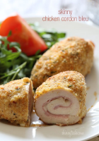 Baked Chicken Cordon Bleu (Air Fryer Directions included) image