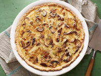 Caramelized Onion, Mushroom and Gruyere Quiche with Oat … image