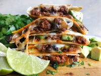 Best Cheesy Beef Quesadillas Recipe-How To Make ... - Delish image