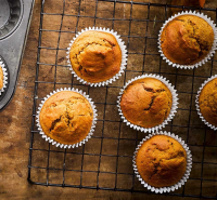 Pumpkin muffins recipe - BBC Good Food image