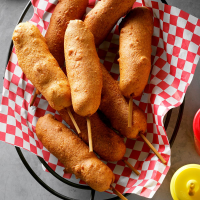 Corn Dogs Recipe: How to Make It - Taste of Home image