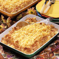 Cheesy Noodle Casserole Recipe: How to Make It image