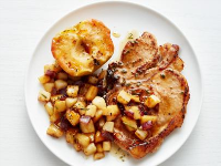 Pork Chops with Baked Apples Recipe - Food Network image