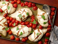 Sheet Pan Caprese Chicken Recipe | Food Network Kitche… image
