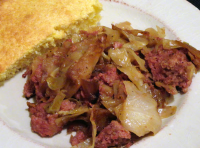 Fried Cabbage & Corned Beef | Just A Pinch Recipes image