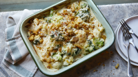 Cauliflower, leek and broccoli cheese recipe - BBC Food image