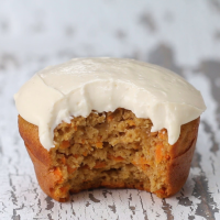 Healthy Carrot Cake Muffins Recipe by Tasty image