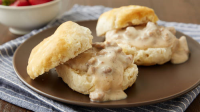 Easy Biscuits and Gravy for Two Recipe - Pillsbury.com image