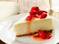 Low-Fat Cheesecake Recipe - Food Network image