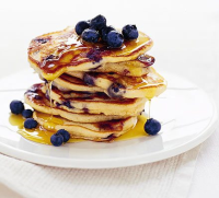 American blueberry pancakes recipe - BBC Good Food image