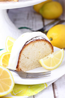 Italian Lemon Pound Cake with Lemon Cream Cheese Frostin… image