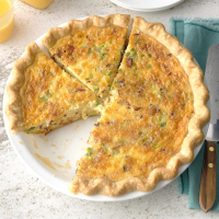 Bacon and Cheese Quiche Recipe: How to Make It image