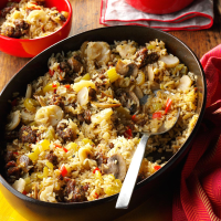 Sausage and Rice Casserole Side Dish Recipe: How to Make It image