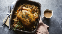 Mary Berry's roast chicken recipe - BBC Food image