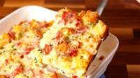 Best Ham & Cheese Breakfast Casserole Recipe - How to Mak… image