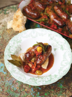 Cherry tomato & sausage recipes | Jamie Oliver recipes image