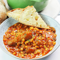 BAKED BEAN AND SAUSAGE CASSEROLE RECIPES