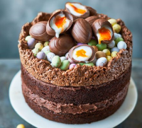 Easter nest cake recipe - BBC Good Food image