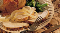 Slow-Cooker Garlic Pork Roast Recipe - BettyCrocker.com image