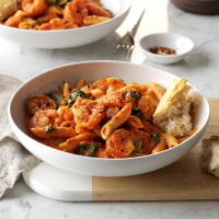 Spicy Shrimp & Penne Pasta Recipe: How to Make It image