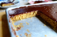 Peanut Butter Cake with Chocolate Icing - The Pioneer … image