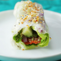 Everything Bagel And Salmon Fresh Spring Rolls Recipe by T… image