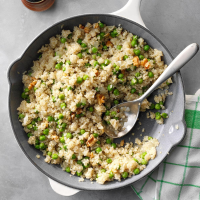 Quinoa with Peas and Onion Recipe: How to Make It image