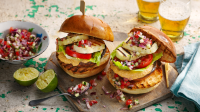 Halloumi burgers recipe - BBC Food image