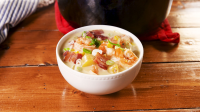 Best Shrimp & Bacon Corn Chowder Recipe - How To Mak… image